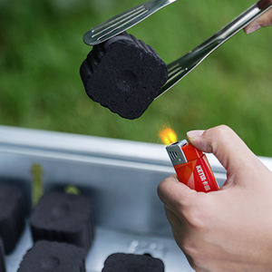 فرن شواء منزلي محمول خارجي مع موقد فحم قابل للطي كباب لوازم للشواء - Product Image 3