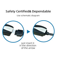 Adaptador de cargador NEMA 14-50 Tesla EV 40A carga rápida para Tesla Modelo 3/Y/S/X Gen2 conector móvil Compatible | OEM/ODM