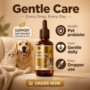 Gouttes Probiotiques pour Animaux de Compagnie – Soutien Digestif, Buccal et Immunitaire pour Toutes Tailles – Flacon Compte-gouttes Liquide Multi-souches – Soins Quotidiens pour Chiens et Chats - Product Image 2