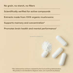 แคปซูลเห็ดหลินจือออร์แกนิกแบรนด์ส่วนตัว สำหรับผู้ใหญ่ ไม่เหมาะสำหรับสตรีมีครรภ์ - Product Image 4