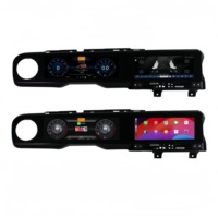 Reproductor Multimedia para Auto con Pantalla Táctil Dual de 10.25 Pulgadas, Navegación CarPlay y Android Auto para Jeep Wrangler 2018-2023, Compatible con LHD y RHD