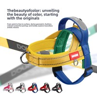 Harnais anti-traction en nylon AnYue pour chiens, laisse et sangle de poitrine pour Shiba Inu, Bichon, chiots, lavable à la main, utilisation extérieure, sans fermeture