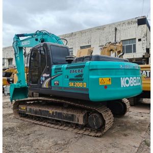 Excavadora de cadenas de 20 toneladas SK200D de bajo consumo de combustible, excavadora de demolición de alta resistencia y alta eficiencia para chatarra metálica - Product Image 1