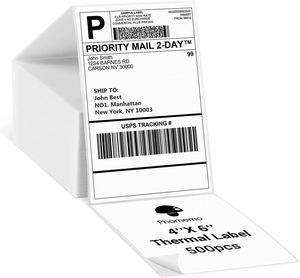 High Quality Thermal Sticker <b>Paper</b> <b>Roll</b> Self-Adhesive Direct Label Shipping with Holographic Design for Promotion Grocery Use - Product Image 1