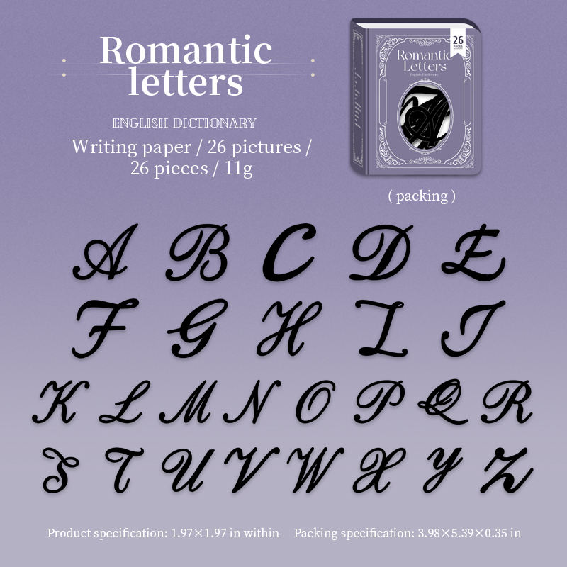 Des lettres romantiques