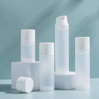 Vente chaude Bouteille cylindrique en PET recyclable 50ml100ml Contenant de crème écologique pour cosmétiques biologiques