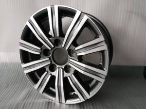 Nouvelles jantes multi-branches en alliage d'aluminium gris moulé lisse de 18*8,5 pouces pour <span class=keywords><strong>LX</strong></span> avec garantie de 3 ans - Product Image 1