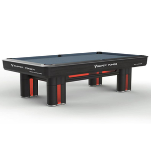 Mesa de billar de pizarra de 9 y 8 pies para torneos, para clubes, de fábrica con 15 años de experiencia, en oferta. - Product Image 3