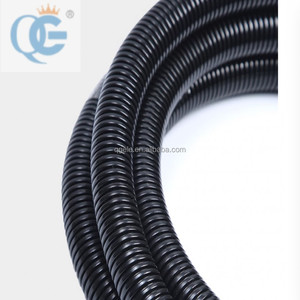 <span class=keywords><strong>Tubo</strong></span> de manguera de conducto <span class=keywords><strong>corrugado</strong></span> <span class=keywords><strong>abierto</strong></span> eléctrico recubierto de PVC de Color negro 20mm - Product Image 6