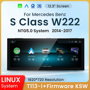 HFmidia 2026 ระบบลินุกซ์ใหม่ หน้าจอ 10.25 นิ้ว สำหรับรถยนต์เมอร์เซเดส-เบนซ์ เอสคลาส W222 เครื่องเล่นวิดีโอในรถยนต์แบบไร้สาย CarPlay - Product Image 2