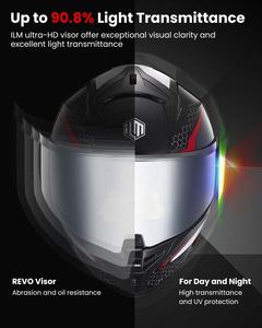 Nueva llegada ILM cascos de motocicleta revolución tecnológica cara completa modelo MF510 - Product Image 4