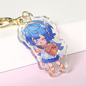 Personalized <strong>Keychains</strong> Custom <strong>Anime</strong> Acrylic Keychain Clear Plastic Acrylic Keychain - Product Image 3