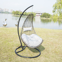 Meuble d'extérieur suspendu en rotin, nouveau modèle, chaise de Patio, en forme d'œuf
