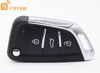 Clé de voiture multifonctionnelle série TY Télécommande universelle pliante DF avec 3 boutons Matériau métallique Roulant ou Options de code fixe