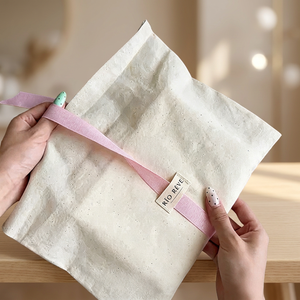 Pochette de luxe en <span class=keywords><strong>tissu</strong></span> de <span class=keywords><strong>coton</strong></span> doux avec nœud en ruban, petite pochette à bijoux, pochette textile personnalisée avec logo, prix d'usine - Product Image 2