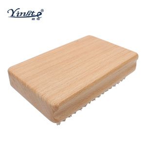 Yinte Snow Wax <b>Brush</b> Copper Wire Wooden Handle Polishing <b>Brush</b> For Ski Maintenance - Product Image 2
