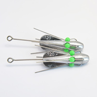 Vente en gros usine Plombs de pêche en plomb pour surfcasting en eau salée 100g 120g 140g, Plombs métalliques Sputnik pour surfcasting