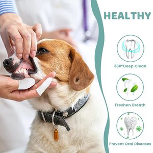 <span class=keywords><strong>Toallitas</strong></span> limpiadoras de dientes para perros y gatos, reduce la placa, refresca el aliento, <span class=keywords><strong>toallitas</strong></span> para los dedos, <span class=keywords><strong>toallitas</strong></span> desechables para limpieza suave para el cuidado de las encías, <span class=keywords><strong>toallitas</strong></span> para mascotas - Product Image 3