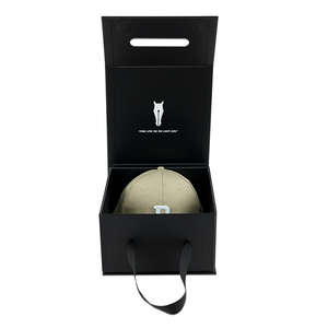 Caja de Regalo Magnética en Forma de <span class=keywords><strong>Libro</strong></span>, Hecha a Mano, de Lujo, para Gorra de Béisbol, Caja de Papel para Sombrero con Asa, Caja para Tocado - Product Image 6
