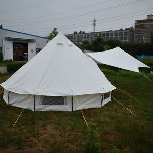 Carpa de Lona Familiar Grande de Lujo para Acampar al Aire Libre, de 3m, 4m, 5m y 6m, de Algodón - Product Image 5