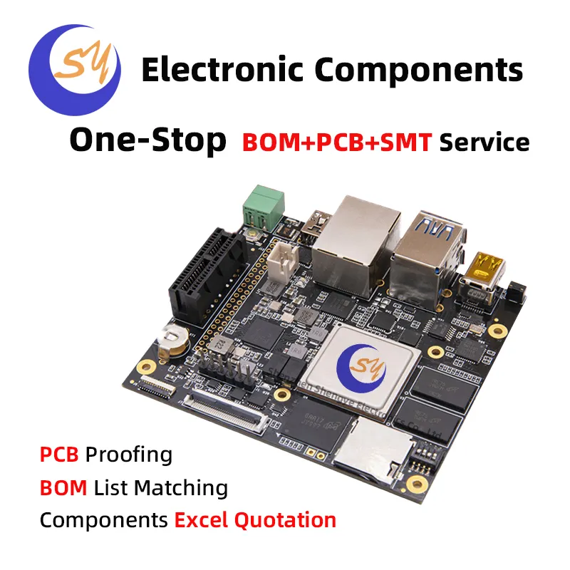 Komponen elektronik daftar BOM layanan pencocokan integrasi elektronik modul Chip Ic BOM sirkuit terpadu
