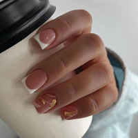 Proveedor Profesional con 6 Años de Experiencia, Servicio Integral, Caja con Logotipo Personalizado, Uñas Adhesivas de ABS de Alta Resistencia y Ajuste Natural