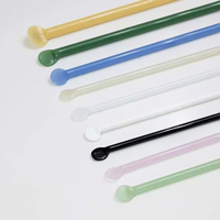 Ensemble d'échantillons de tiges en verre de 18 couleurs, diamètre de 6 mm, couleurs mélangées, verre borosilicate de haute qualité, kit de tiges en verre Pyrex solide 33 pour le soufflage de verre, bricolage