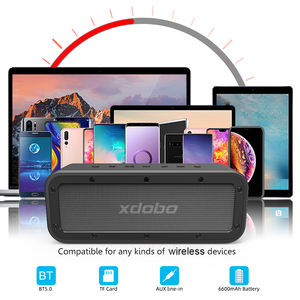 XDOBO Wake Speaker Portabel 1983, IPX7 Subwoofer Tahan Air Bas Super Nirkabel Stereo Audio Speaker - Product Image 4