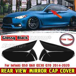 Cubiertas para Espejos Retrovisores Laterales Estilo M para Infiniti Q50 Q60 QX30 Q70 2014-2020, Accesorios para Espejos Retrovisores - Product Image 1