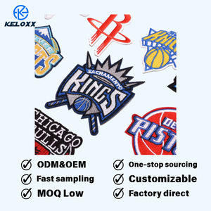 โรงงาน KUAIQIU ผลิตโดยตรง แพทช์ปักโลโก้ทีม <span class=keywords><strong>NBA</strong></span> คุณภาพสูง ติดด้วยเตารีด ผลิตจากโพลีเอสเตอร์ สำหรับแฟนบาสเกตบอล อุปกรณ์กีฬา - Product Image 1