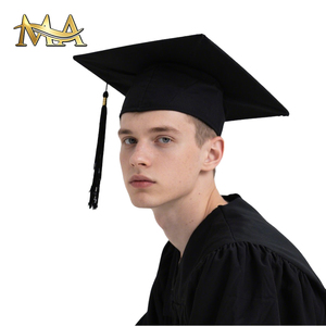 Uniformes escolares tejidos negros Gorra <span class=keywords><strong>de</strong></span> graduación <span class=keywords><strong>preescolar</strong></span> para niños <span class=keywords><strong>de</strong></span> jardín <span class=keywords><strong>de</strong></span> infantes con encanto <span class=keywords><strong>de</strong></span> año <span class=keywords><strong>de</strong></span> borla para gorra <span class=keywords><strong>de</strong></span> graduación para adultos - Product Image 2