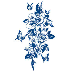 Factory Hotsell 6000 Wasserdicht Schweiß fest Temporär Langlebig <span class=keywords><strong>2</strong></span> Wochen Rosenblüten Semi Permanent Tattoo - Product Image 2