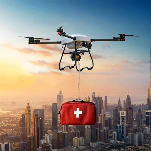 JIUSI D40 Delivery Cargo   Transportation UAV 30KG Payload