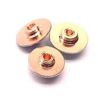 Buse de découpe laser en cuivre D28, soudée, simple ou double couche, calibre 0,8-8 mm, pour laser à fibre