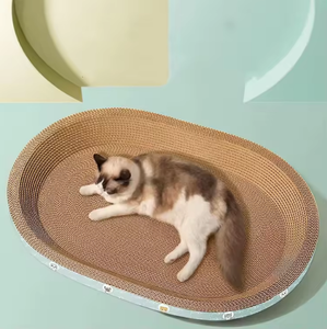 Planche à gratter pour chat en carton ondulé renforcé - Super épaisse, résistante à l'usure, sans perte de fibres, utilisation intérieure/extérieure, écologique - Product Image 3