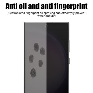 Verre trempé anti-espion pour <span class=keywords><strong>Samsung</strong></span> S24Ultra S23/<span class=keywords><strong>S22</strong></span> <span class=keywords><strong>Ultra</strong></span> déverrouillage par empreinte digitale protecteur d'écran à colle S24U verre de confidentialité - Product Image 3