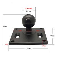 Adaptador de montaje VESA para Monitor de tableta, soporte para Samsung, HP, Dell, TV, VESA 75, 1,5 pulgadas