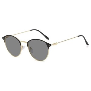 Polarized TAC Lenses Full Rim Metal Frame <b>Sunglasses</b> Brown/Gray Colors UV400 Protection Unisex Driving Fashion Trendy - Product Image 1