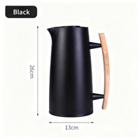 Bouilloire thermos en verre isolé sous vide de conception nordique moderne de grande capacité pour la fête-cafetière domestique