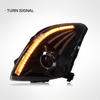 Vente en gros de phares LED pour voiture, phare avant pour Suzuki SWIFT 2005-2016 avec yeux d'ange