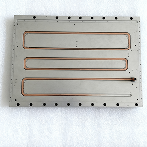 Nhôm nhẹ tản nhiệt cao hiệu quả đồng nhiệt ống nước làm mát Tấm tản nhiệt - Product Image 1