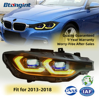 Phares à LED Accessoires de voiture Convient aux systèmes d'éclairage automobile 13-18 BMW Série 3 Ensemble de phares F30 F35 Feux à LED pour voiture