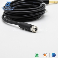 Câble adaptateur M8 4 broches vers prise audio 3,5 mm, longueur 1 m