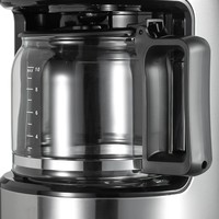 Cafetières électriques à filtre 1050W, appareil de cuisine domestique avec fonction maintien au chaud, machine à café automatique 1,2L pour le bureau et la maison
