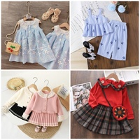 Vente en gros directe usine : Lots de vêtements mixtes pour enfants, ensembles de haute qualité pour l'été, pour garçons et filles, en stock