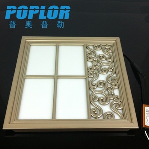 Poplor Led <b>Panel</b> Light 8W Recessed Ceiling Light Acrylic Cover Cold White <b>For</b> Kitchen <b>Bathroom</b> - Product Image 2
