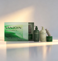 Bouteilles de luxe vides en plastique pour shampoing, après-shampoing et lotion corporelle, grande capacité 500 ml, pour cosmétiques et sérums de soin