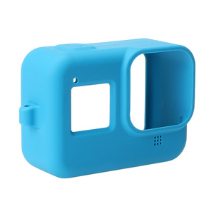 Vente chaude Étui en silicone anti-chute Accessoires pour appareil photo avec sangle de lanière pour <span class=keywords><strong>Gopro</strong></span> <span class=keywords><strong>Hero8</strong></span> Étui en silicone - Product Image 4