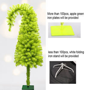 Árbol <span class=keywords><strong>de</strong></span> <span class=keywords><strong>Navidad</strong></span> Artificial Verde Grinch <span class=keywords><strong>de</strong></span> PVC con Cuello Torcido, Base Personalizada, Decoración <span class=keywords><strong>para</strong></span> el Hogar, Regalo <span class=keywords><strong>de</strong></span> <span class=keywords><strong>Navidad</strong></span> - Product Image 3