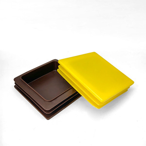 Square Plug 100x100mm Stainless Steel Plastic Inner For Furniture Accessories - Product Image 2